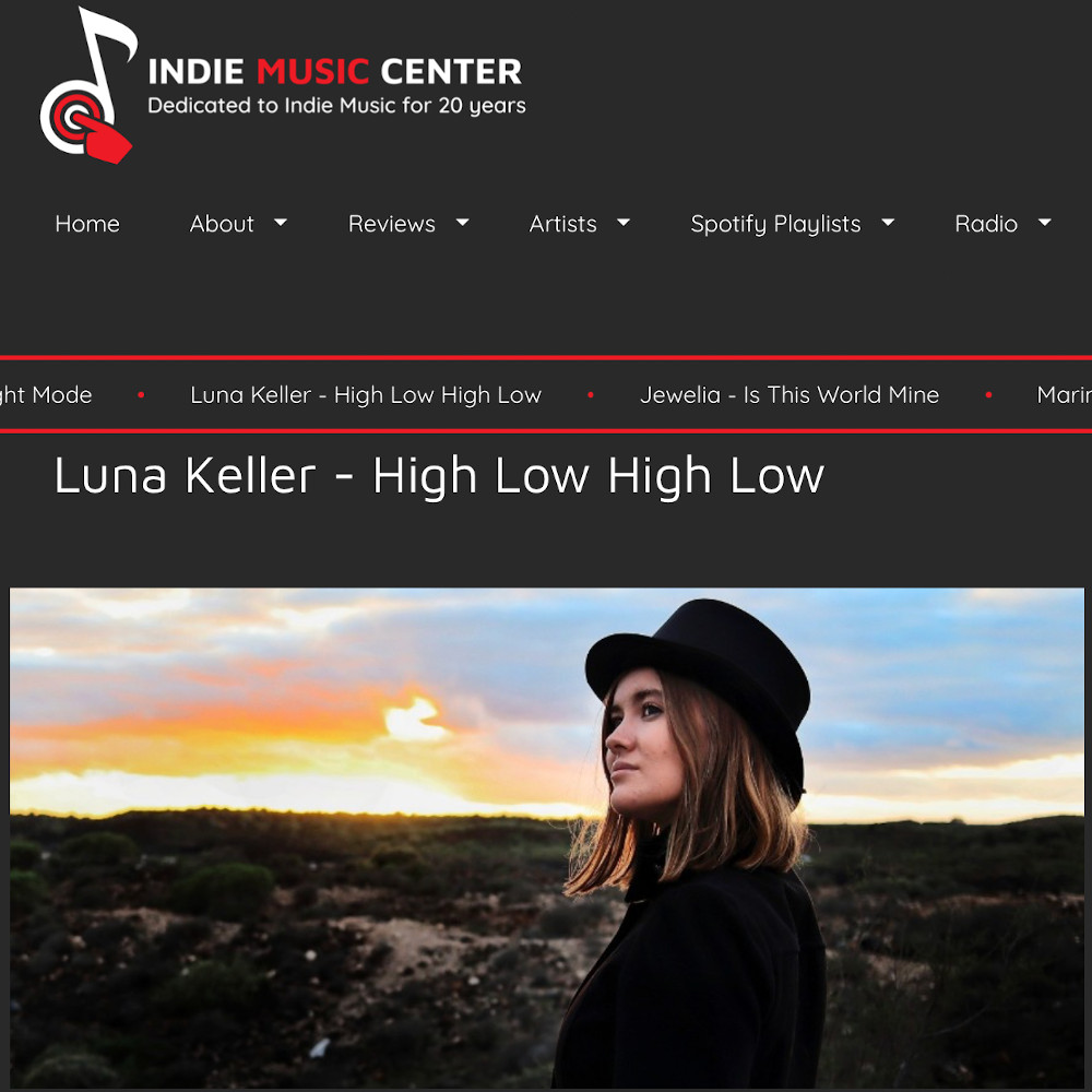 Indie Music Center - Luna Keller - High Low High Low