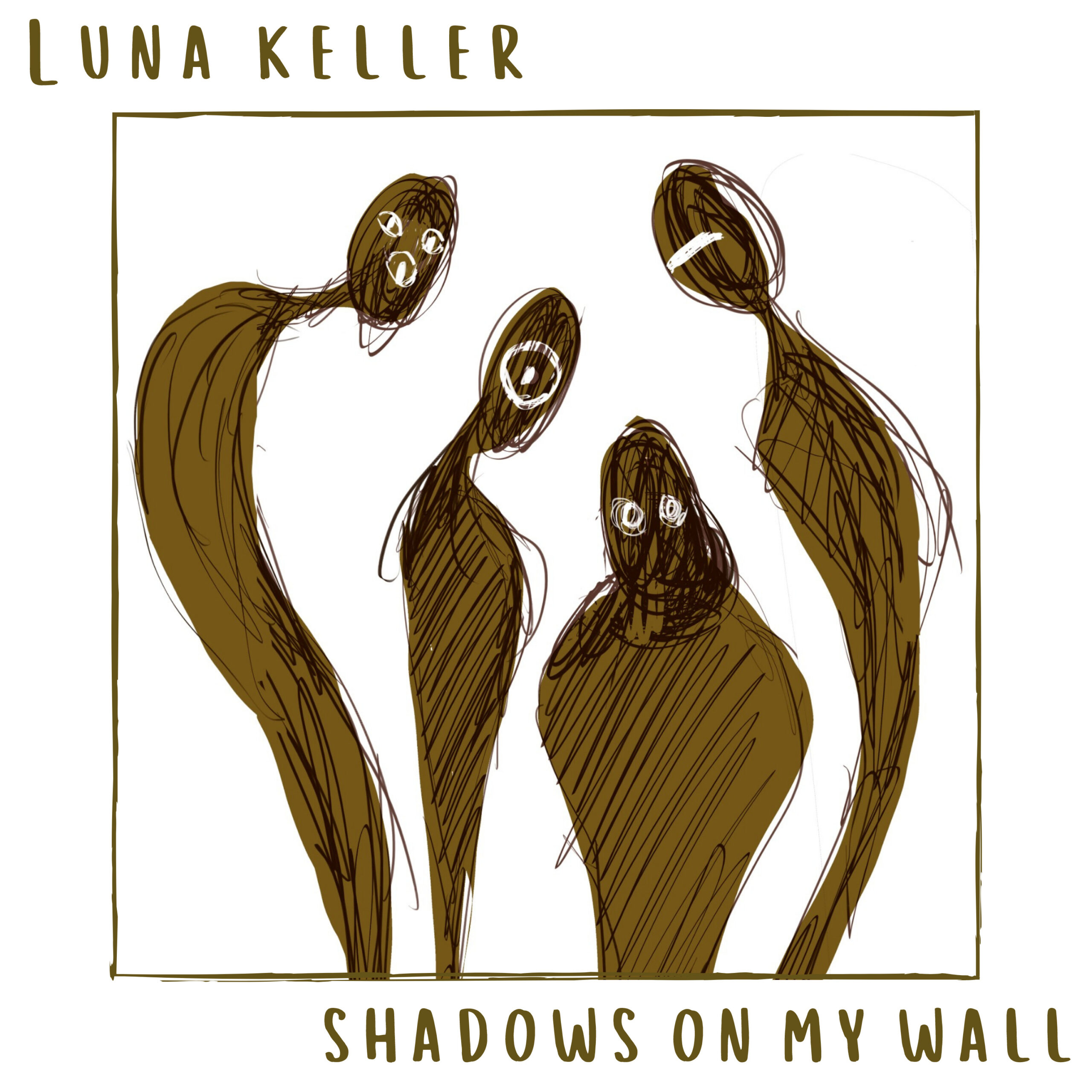 Luna Keller - Shadows on my wall - cover art