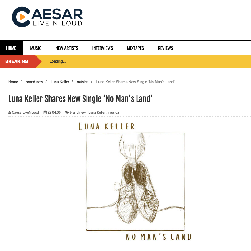 Luna Keller - Casar Live and loud - No Man's Land