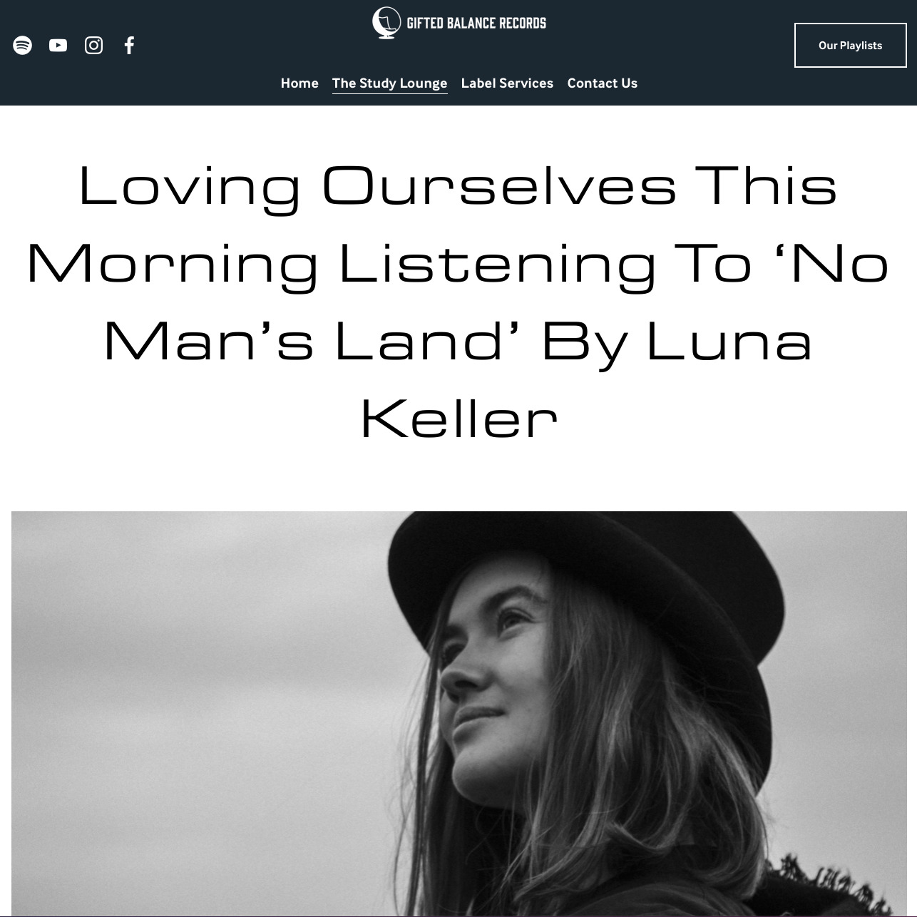 Gifted Balance Records - Luna Keller - No Man's Land