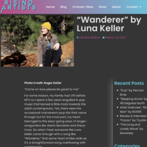 Rising Artists - Wanderer - Luna Keller